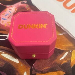 Dunkin' Pink Jewelry Ring Box